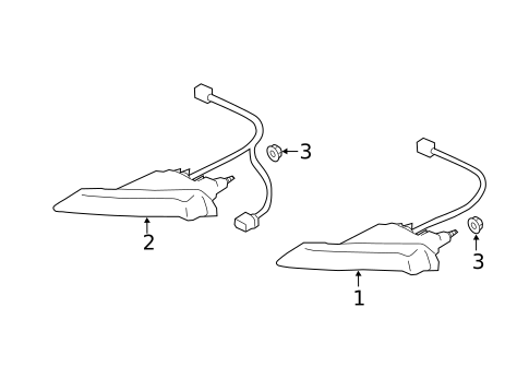 Daytime Running Lamp Components for 2016 Subaru BRZ #0