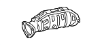 8E0254200QX - Exhaust: Catalytic Converter for Audi: A4, A4 Quattro Image