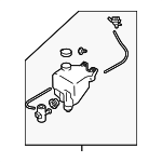 86610AE03B - Body: Washer Reservoir for Subaru: Baja, Legacy, Outback Image
