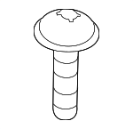 N90985501 - Body: License Bracket Screw for Audi Image