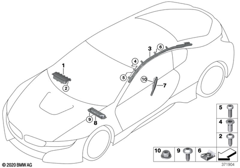 Airbag for 2017 BMW i8 #0