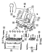 1NM89HL1AA - Interior Trim: Recliner Handle for Mopar Image