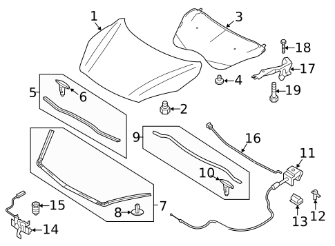 Hood & Components for 2012 Mazda 3 #0