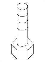 9YA02A813 - : Hinge Screw for Mazda: 3 Image