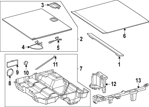 Interior Trim - Rear Body for 2025 Mercedes-Benz EQE SUV AMG&reg; #1