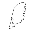 LB5Z7867460AG - Body: Pivot Cover for Lincoln: Aviator Image