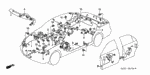 32100SZ3A01 - Electrical/Exhaust/Heater/Fuel: WIRE HARNESS, R. CABIN for Acura Image
