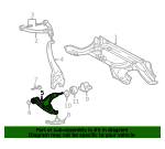 thumbnail image 2 of Mevotech Front Left & Right Lower Control Arms For Lexus LS430 2001-2006 – Stamped Steel, Direct Replacement, CMS861134 CMS861135 2 of 3