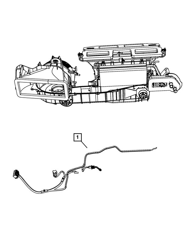 68037380AA - : A/C And Heater Wiring for Mopar Image