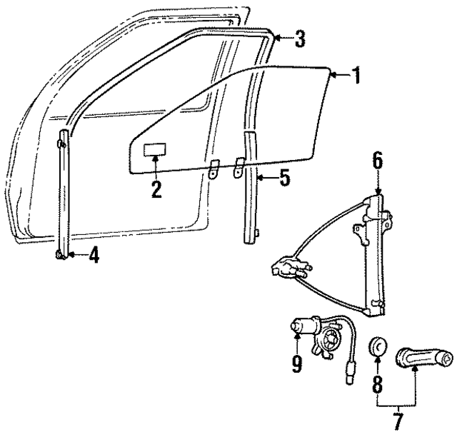 9881029010 - : Window Motor for Hyundai Image