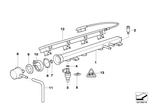 13531734355 - Fuel Preparation System: Injection Tube for BMW Image