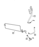 55398915AB - Steering: Power Steering Pressure Hose for Mopar Image