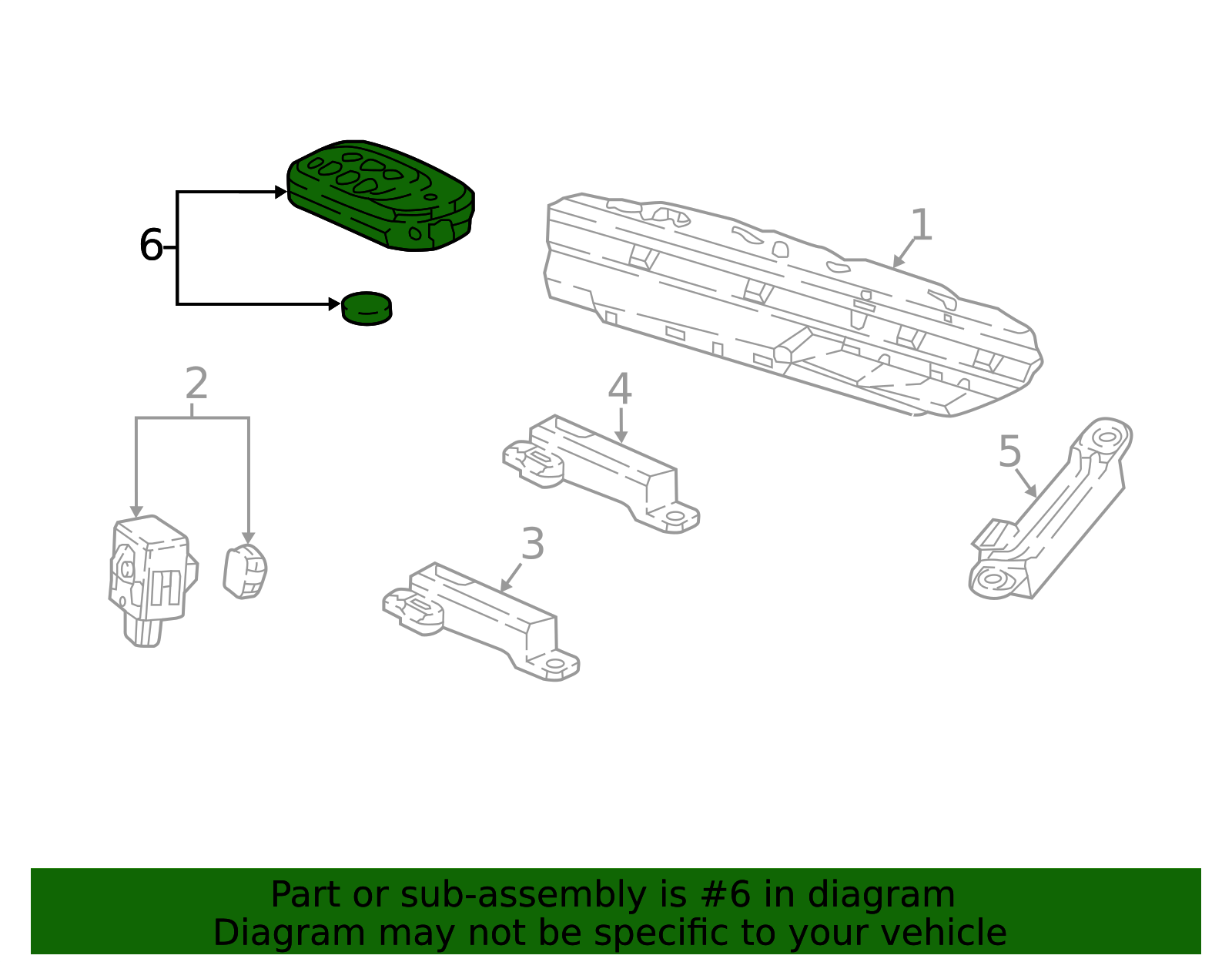 NEW OEM 72147-THR-A21 Honda Odyssey 2018-2020 Smart Proximity Remote