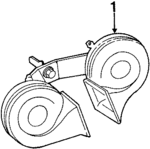 F7LZ13832AB - Electrical: Horn for Lincoln: Mark VIII Image