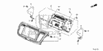 39101T3LA93RM - Electrical/Exhaust/Heater/Fuel: AUDIO-NAVI DISPLAY (RMD) (CLARION) for Honda Image