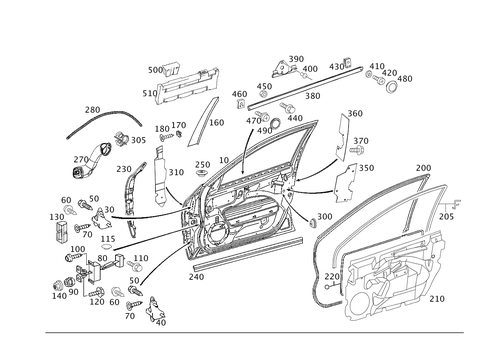 Front Doors for 2006 Mercedes-Benz E320 #0