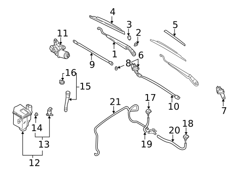 Wipers for 1999 Nissan Altima #0