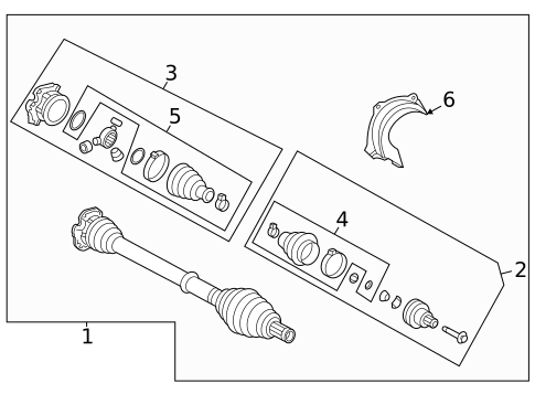Drive Axles for 2025 Audi A6 allroad #0