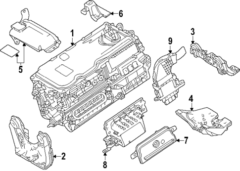 Electrical Components for 2024 Lexus TX550h+ #1