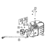 6105152AA - Emission Controls: Hex Flange Head Screw for Mopar Image