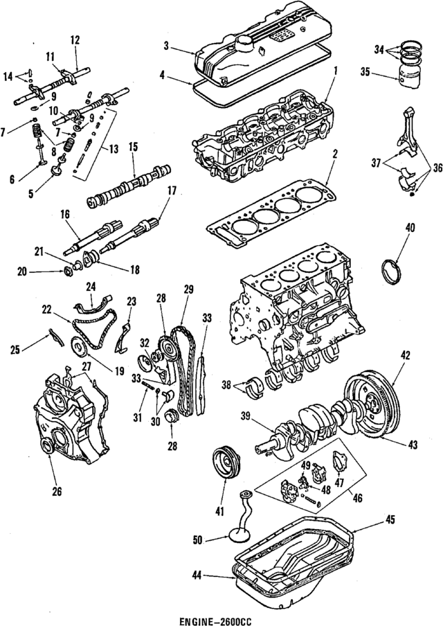MD149392 - Engine: Engine Oil Pan Gasket for Mopar Image