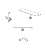 5148132AA - Electrical: Wiring Clip for Chrysler: Aspen | Dodge: Durango, Ram 1500, Ram 2500, Ram 3500 | Ram: 1500, 1500 Classic, 2500, 3500 Image
