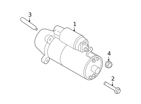 Starter for 2005 Lincoln Town Car #0