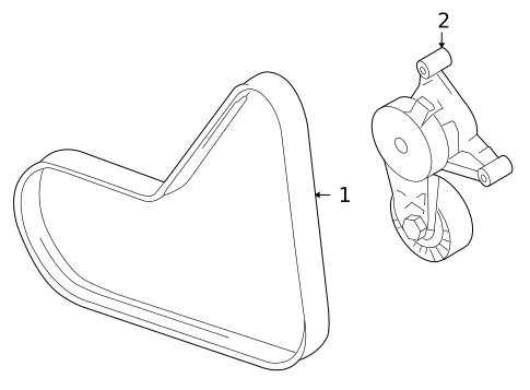 Belts & Pulleys for 2006 Volkswagen Jetta #0