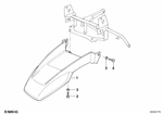46612313365 - : Upper Prime Coated Mudguard for BMW-Motorrad Image