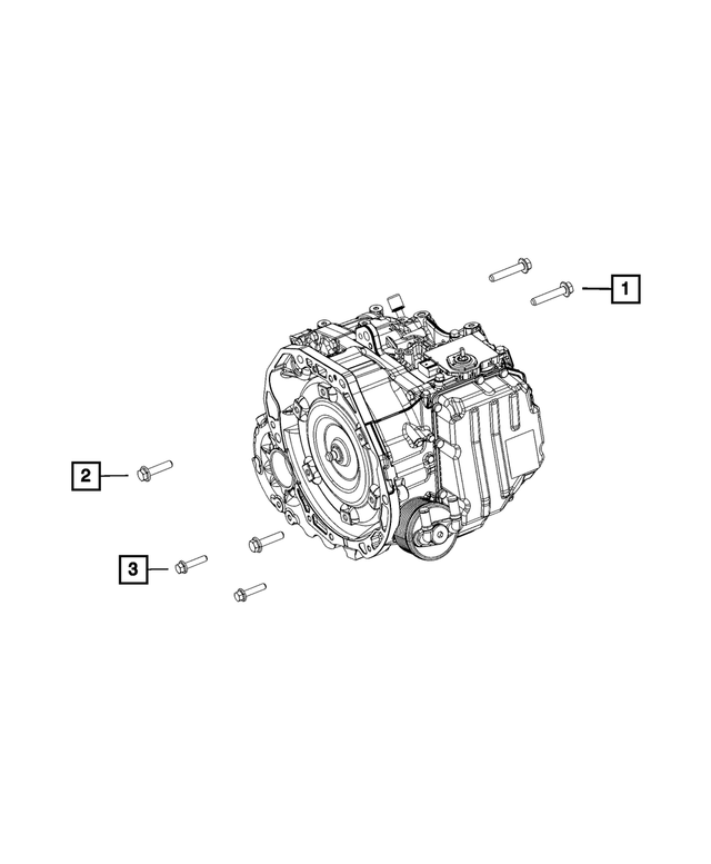 6509845AA - AS60T; 6 Speed HD; Automatic Transaxle: Hex Flange Head Bolt for Mopar Image