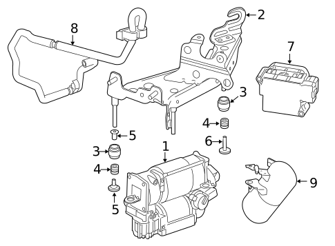 Ride Control Components for 2021 Mercedes-Benz E 450 #1