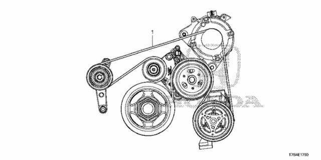 Alternator Belt for 2019 Honda HR-V #0
