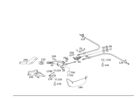 Hand Brake for 2008 Mercedes-Benz SLR McLaren #0