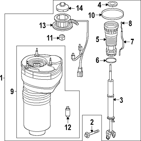 Shocks & Components for 2025 Genesis G90 #0
