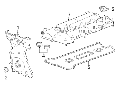 Valve & Timing Covers for 2017 Jaguar XE #0