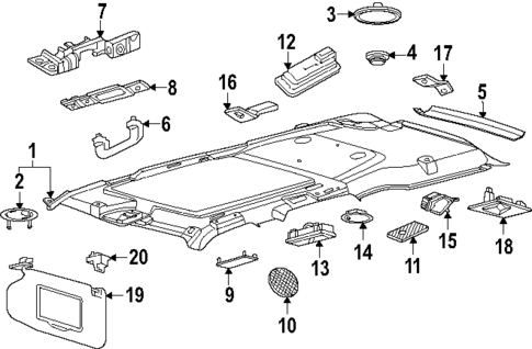 Interior Trim - Roof for 2025 Lincoln Navigator #0