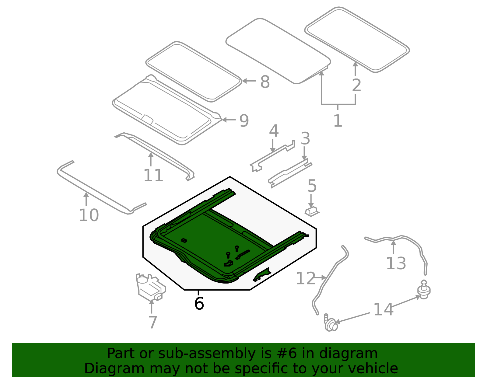 TD12-69-840A - Frame Assembly 2007-2015 Mazda CX-9 | Mazda-Parts