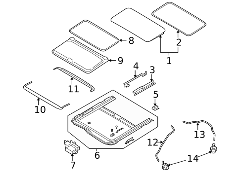 Sunroof for 2013 Mazda CX-9 #0