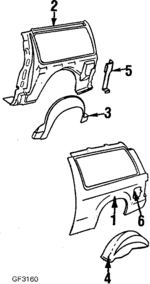 15628281 - Body: Outer Panel for Chevrolet: S10 Blazer | GMC: Jimmy, Jimmy S15, Typhoon Image