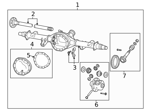 Axle Housing for 2016 Ram 3500 #1