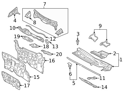 Cowl for 2017 Toyota Yaris #0