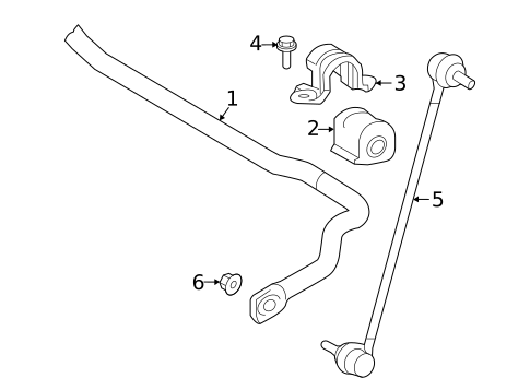 Stabilizer Bar & Components for 2025 Toyota Corolla #0