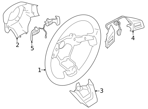 Steering Wheel for 2025 Subaru Impreza #0