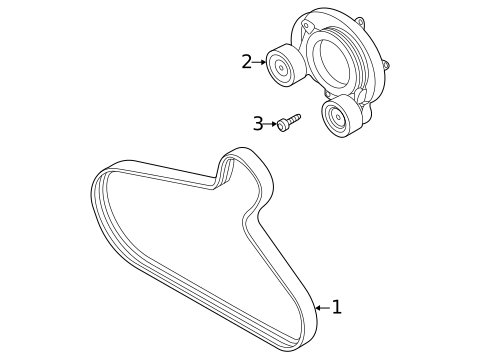 Belts & Pulleys for 2024 Audi A5 Quattro #1