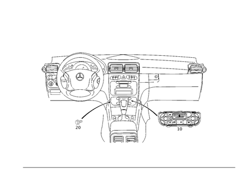 Operating Unit for 2001 Mercedes-Benz C240 #0