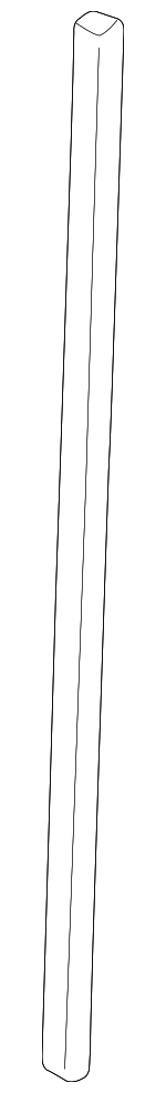 55395176AA - Body: Run Weather-strip for Mopar Image