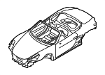 982800049YGRV - Body: Body Assembly for Porsche: 718 Boxster Image