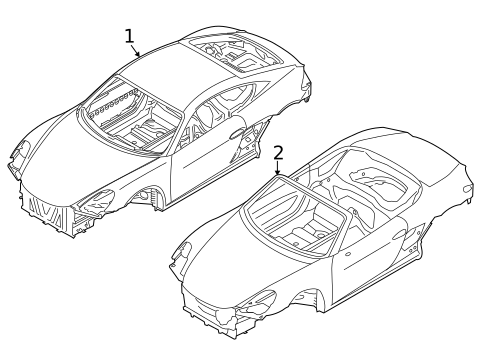 Body Shell for 2024 Porsche 718 Boxster #0