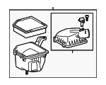 1770031A20 - Engine: Air Cleaner Assembly for Lexus: GS350, GS450h, IS300, IS350, RC300, RC350 Image