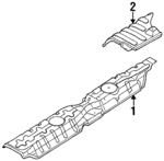 MB865005 - Exhaust: Heat Shield for Chrysler: Sebring | Dodge: Avenger Image